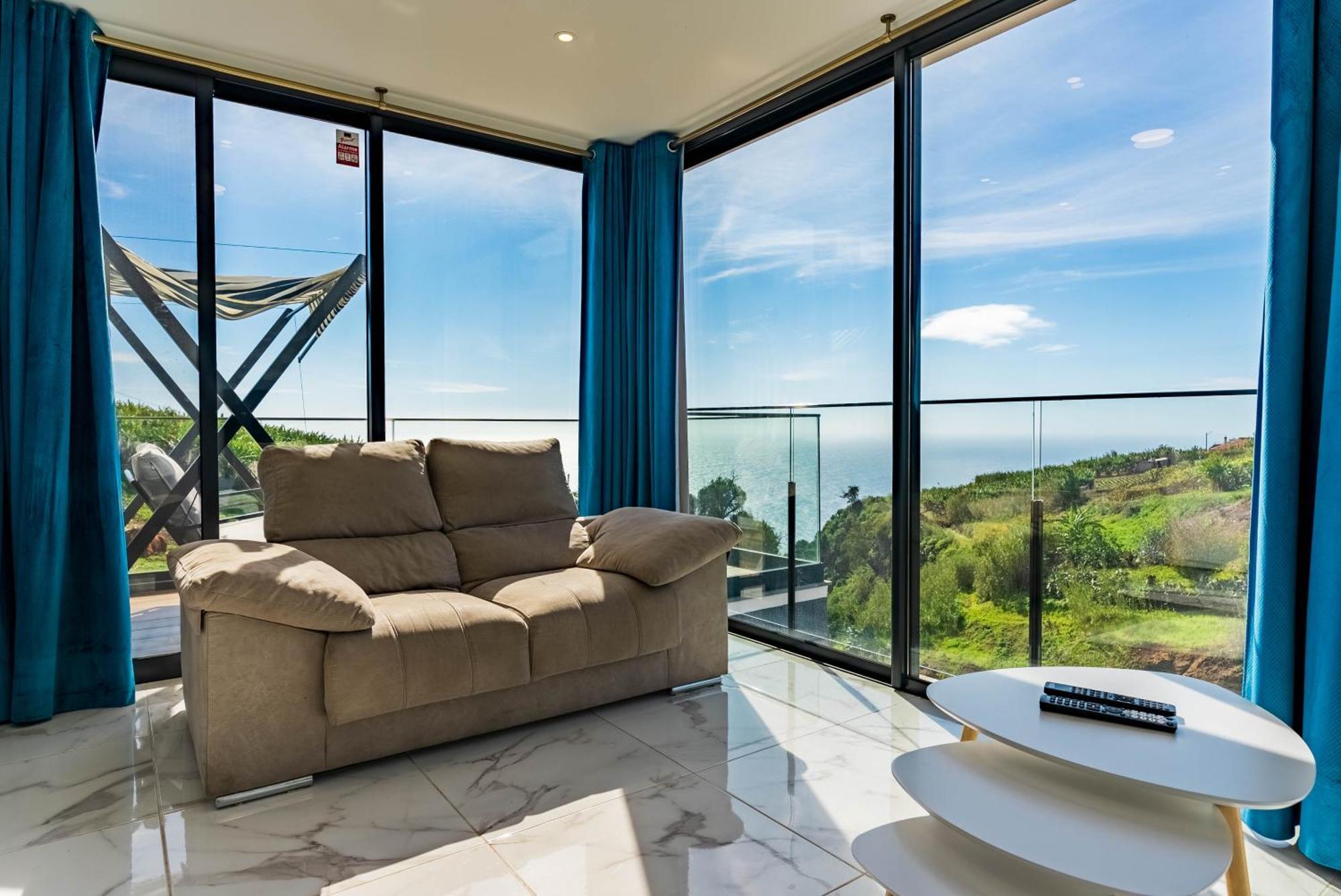 Апартаменты Casa Branca, Beautiful Sea View Estreito Da Calheta Экстерьер фото